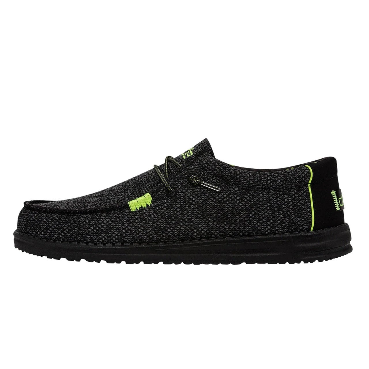 Hey Dude Men's Wally Neon Lime  Solteria Footwear & Accessories