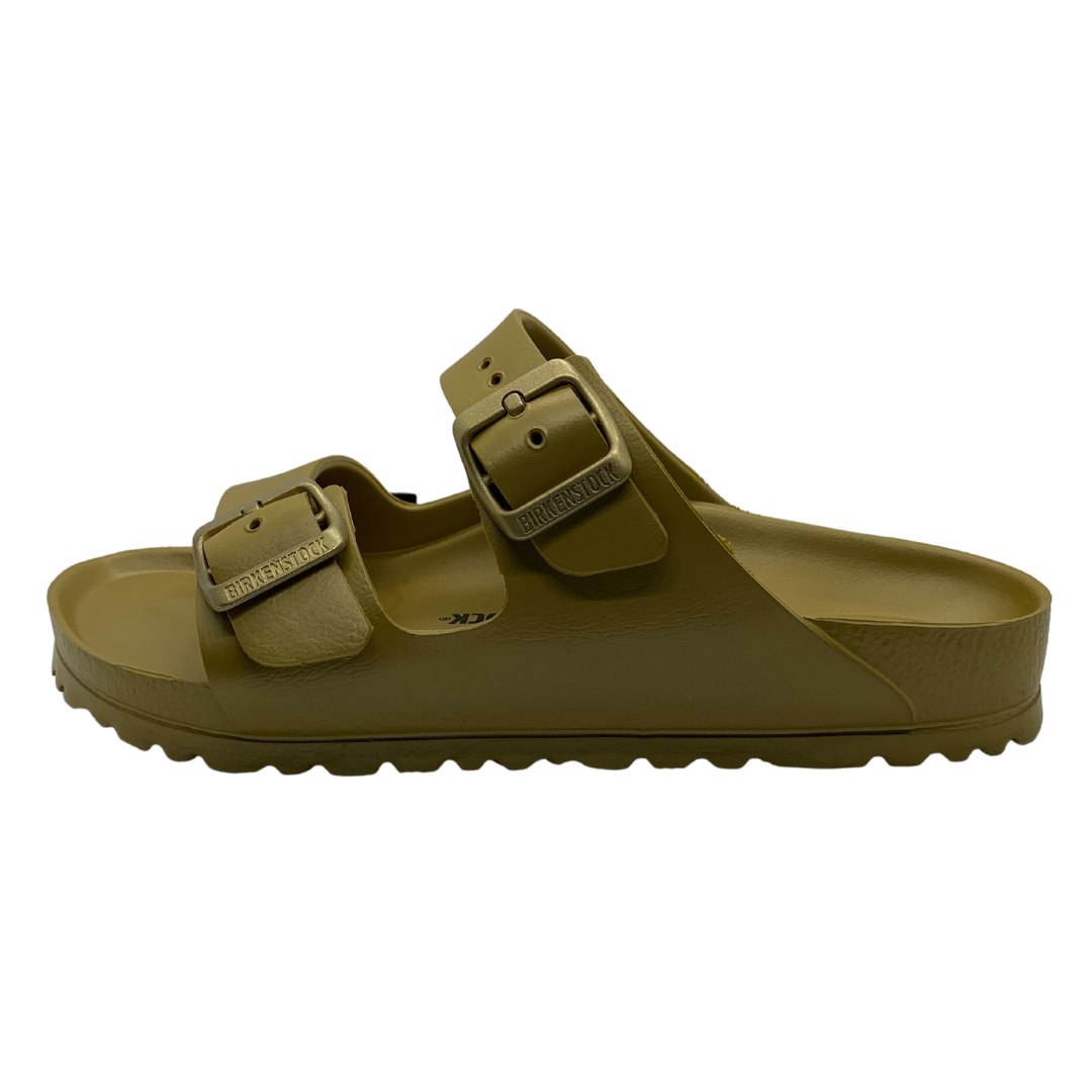 Gold rubber sale birkenstocks