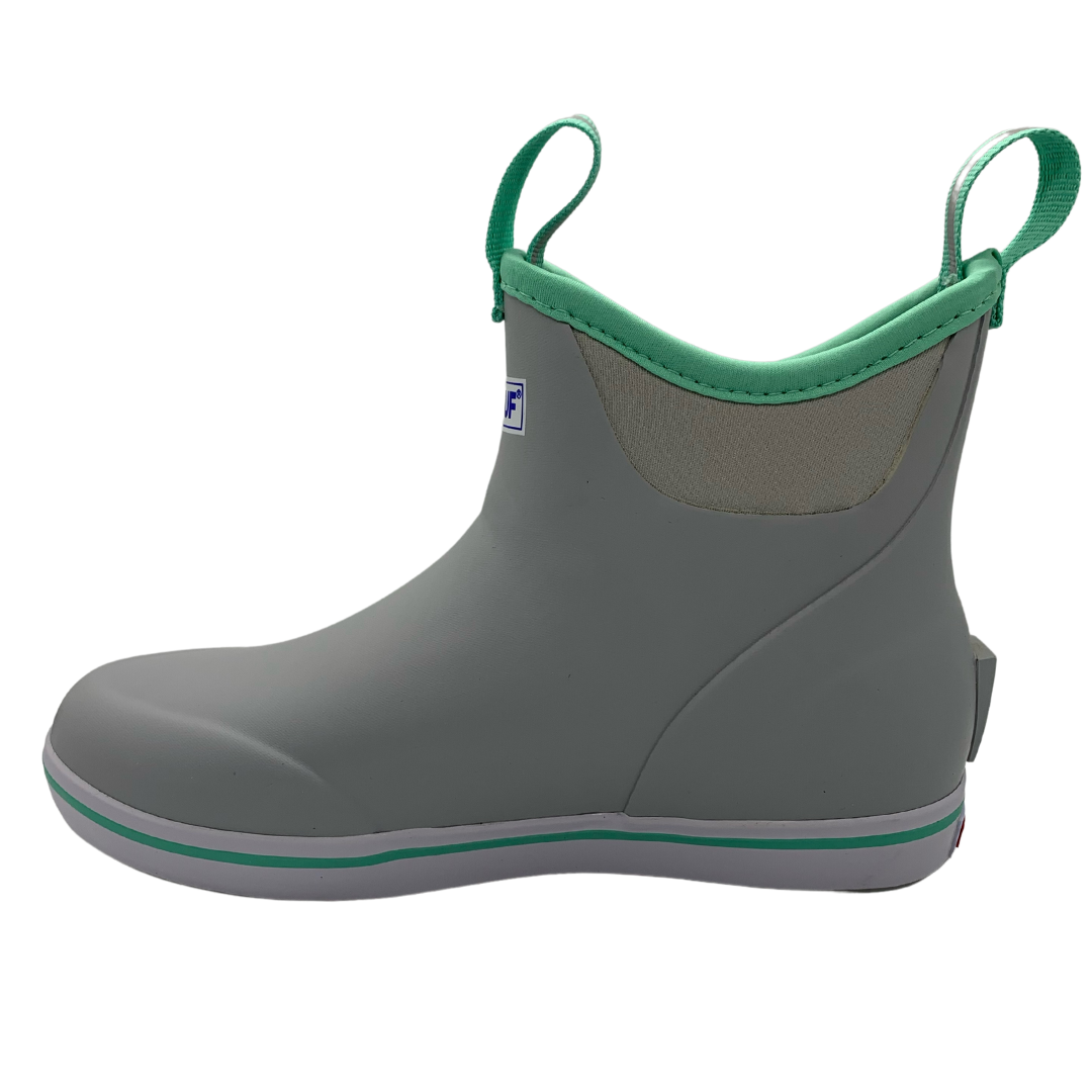 XTRATUF Women’s 6” Ankle Deck Boot Gray Solteria Footwear & Accessories