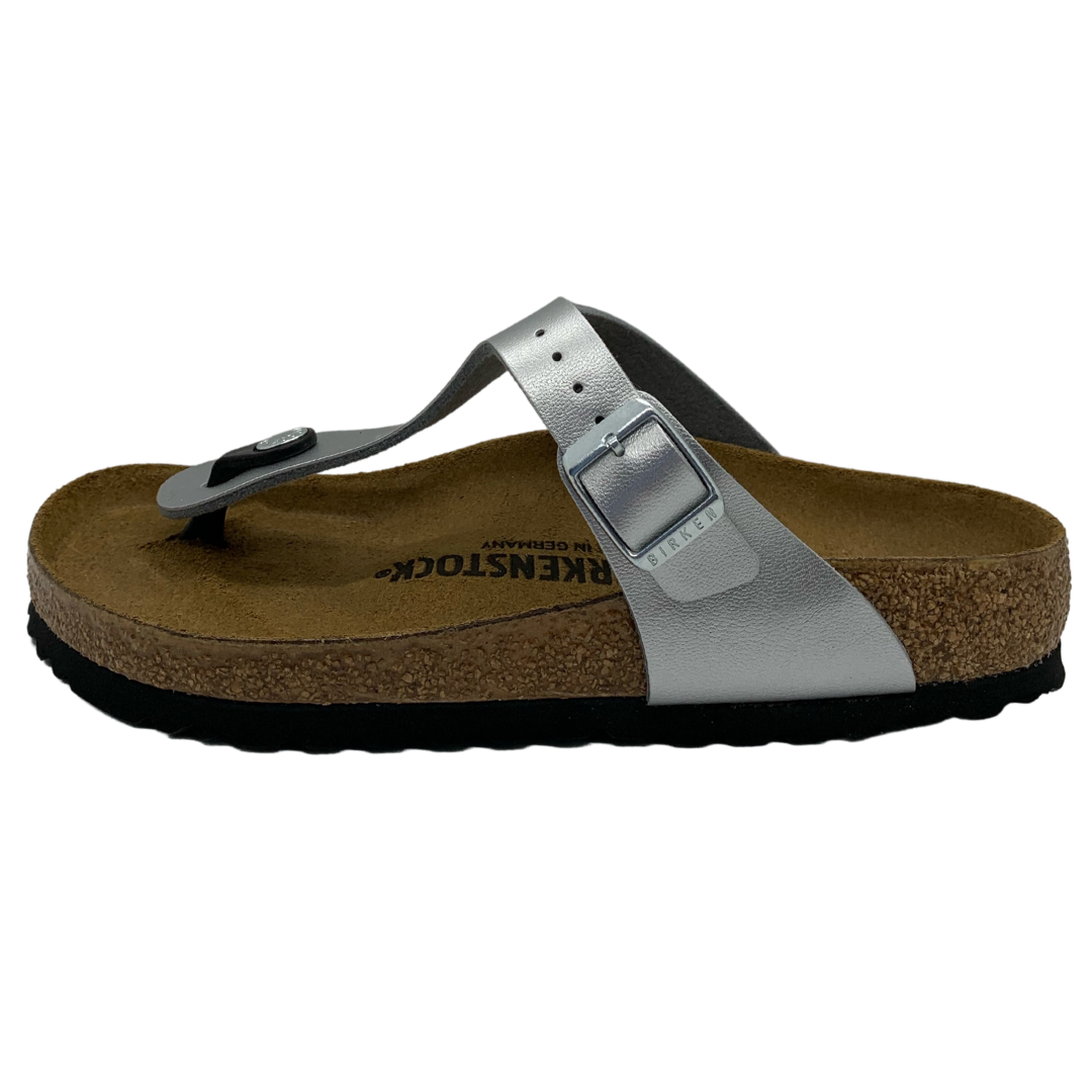 Birkenstock Women’s Gizeh Birko-Flor Silver