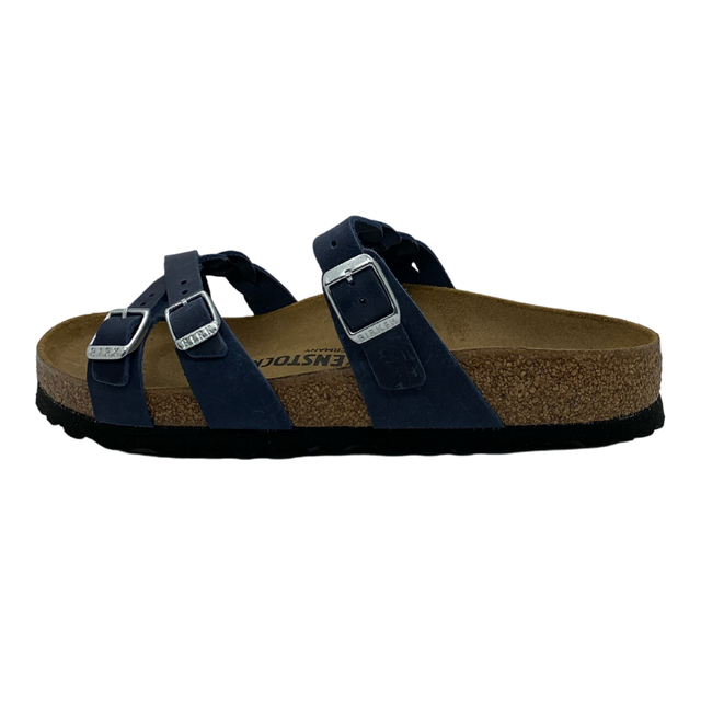 Birkenstock Gizeh Braid Oiled Leather in Navy, Olive Green, Dusty