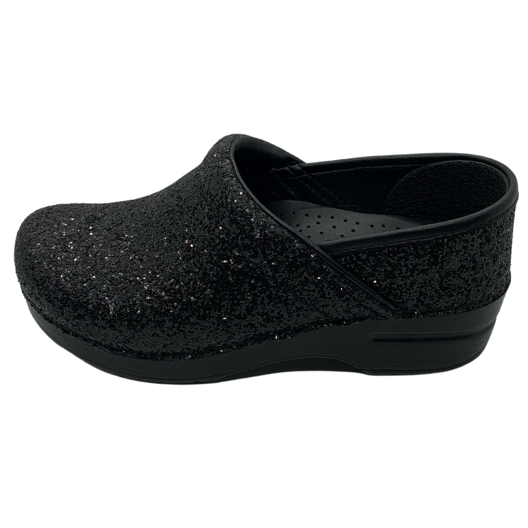Dansko Women's Professional Glitter Black Solteria Footwear & Accessories